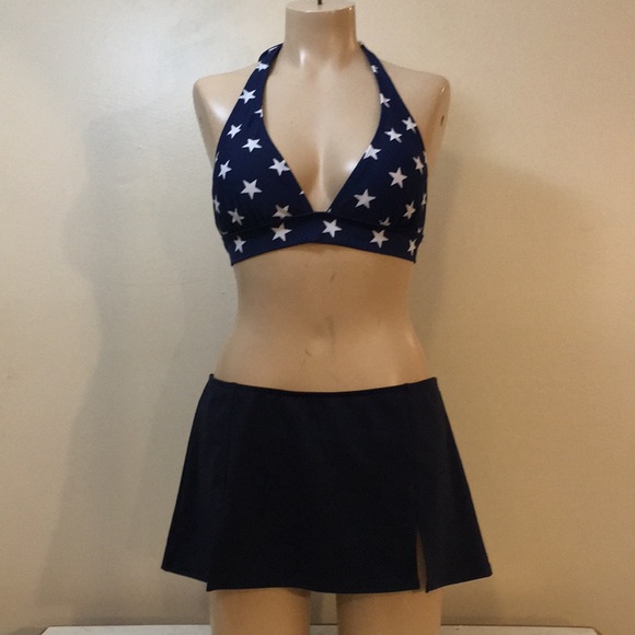 Buckle Other - Buckle Boho Navy Patriot Stars Skirt Beach Bikini